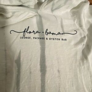 League White Hoodie Sweatshirt